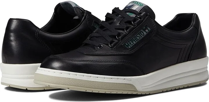 Mephisto Match Men's Shoes Black Calf Leather : EU 41 (US Men's 7) D - Medium