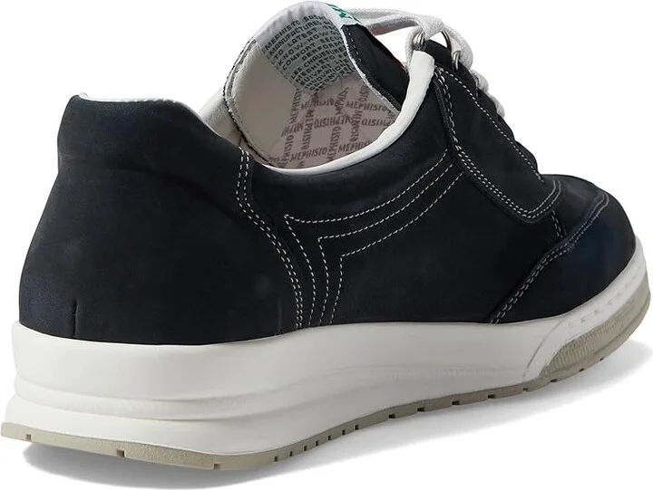 Mephisto Match Men's Shoes Deep Blue Nubuck : EU 43 (US Men's 9) D - Medium, Leather - Image 4