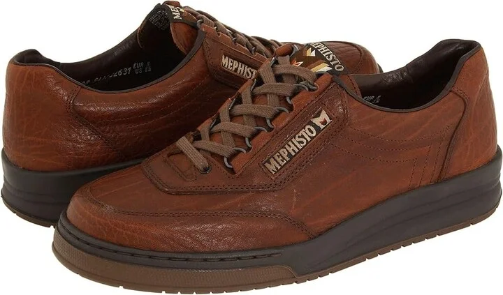 Mephisto Match Men's Shoes Tan Full Grain Leather : EU 41 (US Men's 7) D - Medium