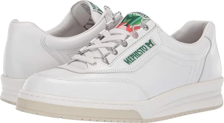 Mephisto Match Men's Shoes White Calf 2 : EU 42 (US Men's 8) D - Medium, Leather