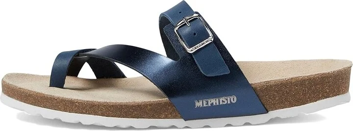 Mephisto Nalia Women's Sandals Navy Combo : EU 38 (US Women's 8) B - Medium, Leather - Image 5