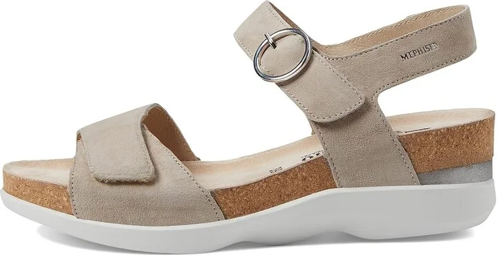 Mephisto Oriana Women's Shoes Warm Grey Velcalf Premium : EU 42 (US Women's 12) B - Medium, Leather - Image 5