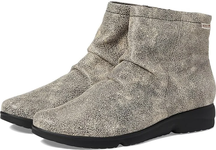 Mephisto Rezia Women's Boots Fog Distressed Nubuck : EU 37.5 (US Women's 7.5) B - Medium, Suede