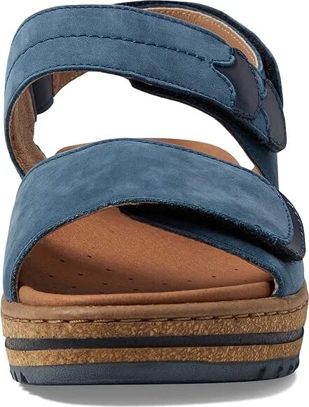 Mephisto Riley Women's Shoes Denim Nubuck : EU 38 (US Women's 8) B - Medium, Suede - Image 2
