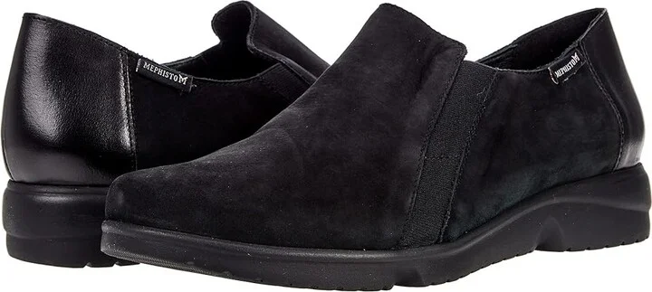 Mephisto Romea Women's Shoes Black Bucksoft/Kelly : EU 38 (US Women's 8) B - Medium, Leather