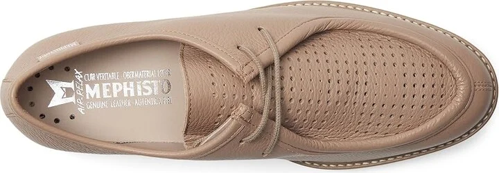 Mephisto Sonie Perf Women's Shoes Camel : EU 36.5 (US Women's 6.5) B - Medium, Corduroy/Denim/Lace - Image 2