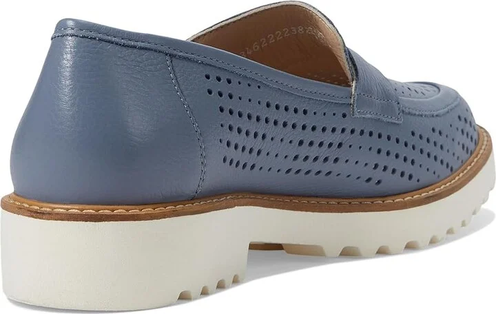 Mephisto Stessy Perf Women's Shoes Sea Blue : EU 36.5 (US Women's 6.5) B - Medium, Leather - Image 4