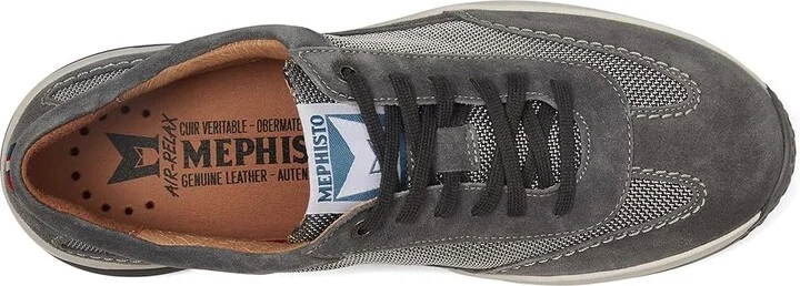 Mephisto Steve Air Men's Shoes Steel Velsport : EU 42 (US Men's 8) D - Medium, Suede - Image 2