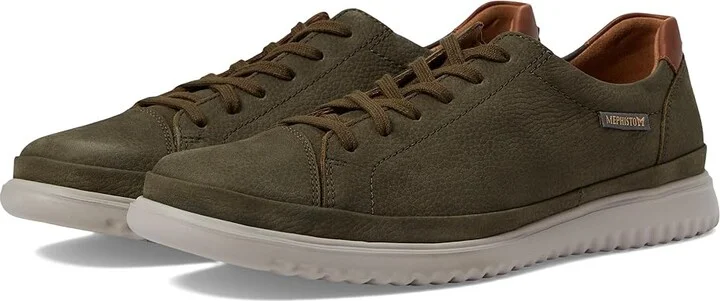 Mephisto Thomas Men's Shoes Khaki Bucklux : EU 41 (US Men's 7) D - Medium, Leather