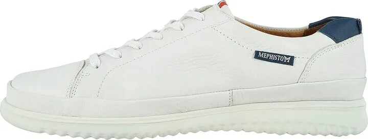 Mephisto Thomas Men's Shoes White/Denim Oregon : EU 40.5 (US Men's 6.5) D - Medium, Leather - Image 7