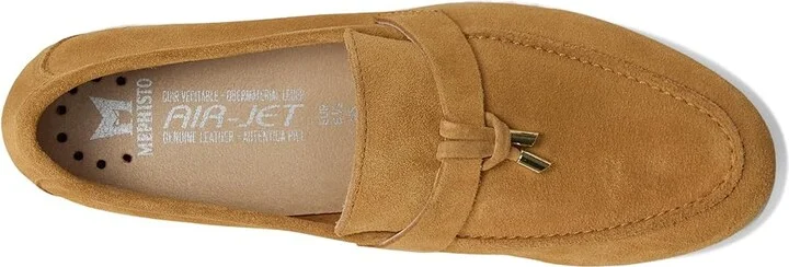 Mephisto Valenza Women's Flat Shoes Ochre : EU 36 (US Women's 6) B - Medium, Leather - Image 2