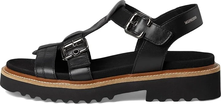 Mephisto Valny Women's Sandals Black : EU 37 (US Women's 7) B - Medium, Leather - Image 6