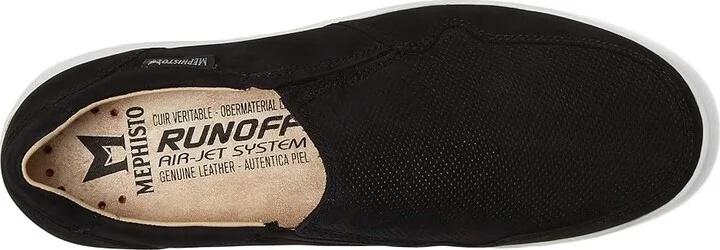 Mephisto Valter Men's Slip on Shoes Black Nubuck : EU 41.5 (US Men's 7.5) D - Medium - Image 2
