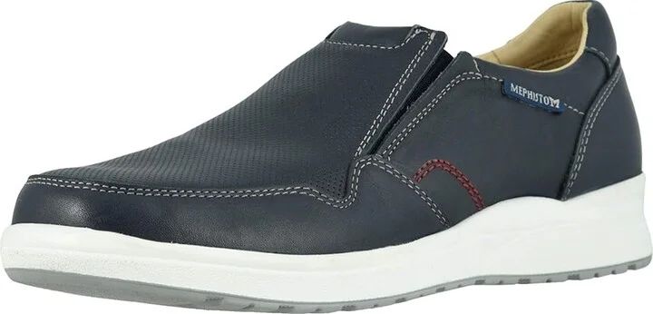 Mephisto Valter Men's Slip on Shoes Navy Randy : EU 40 (US Men's 6) D - Medium, Leather - Image 2