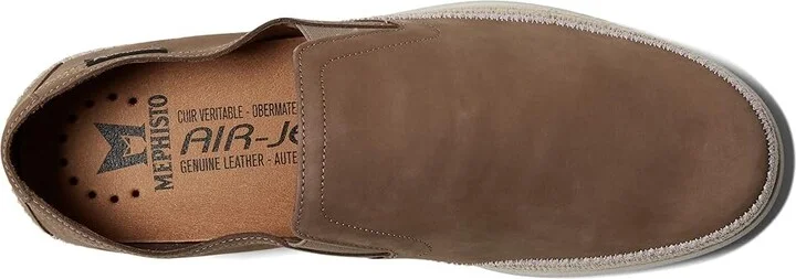 Mephisto Volker Men's Shoes Taupe Nubuck : EU 42 (US Men's 8) D - Medium, Leather - Image 2