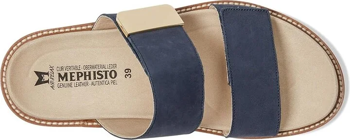 Mephisto Vonny Women's Sandals Jeans Blue : EU 36 (US Women's 6) B - Medium, Leather - Image 2
