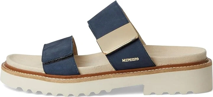 Mephisto Vonny Women's Sandals Jeans Blue : EU 36 (US Women's 6) B - Medium, Leather - Image 6