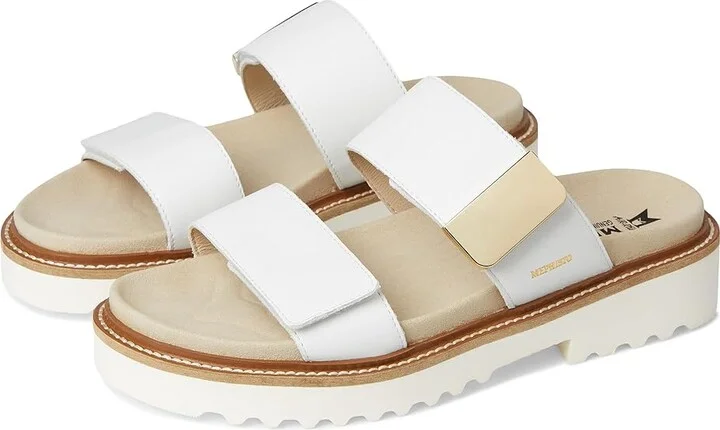 Mephisto Vonny Women's Sandals White : EU 35 (US Women's 5) B - Medium, Leather