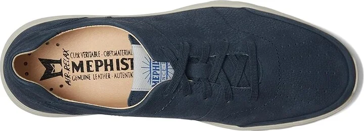 Mephisto Waren Men's Lace-up Boots Jeans Blue : EU 45.5 (US Men's 11.5) D - Medium, Leather - Image 2