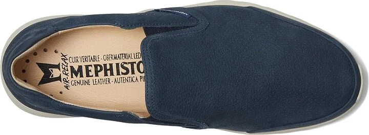 Mephisto Will Perf Men's Lace-up Boots Jeans Blue : 11.5 D - Medium, Leather/Rubber - Image 2