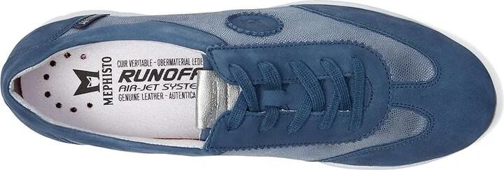 Mephisto Yael Women's Lace up casual Shoes Denim Bucksoft 2 : EU 40.5 (US Women's 10.5) B - Medium, Leather - Image 2