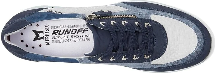 Mephisto Ylona Women's Shoes Jeans Blue : EU 40 (US Women's 10) B - Medium, Leather/Suede - Image 2