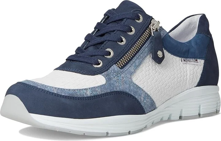 Mephisto Ylona Women's Shoes Jeans Blue : EU 40 (US Women's 10) B - Medium, Leather/Suede - Image 5