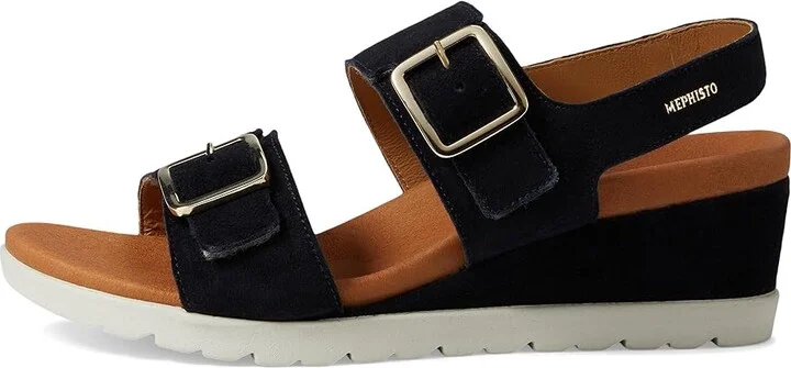 Mephisto Ysabel Women's Sandals Navy : EU 40 (US Women's 10) B - Medium, Leather - Image 5