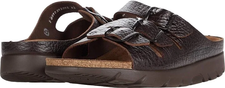 Mephisto Zach Men's Sandals Dark Brown Grain : EU 45 (US Men's 11) D - Medium, Leather