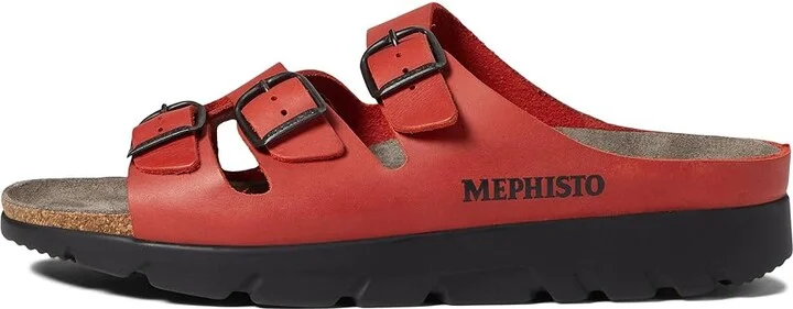 Mephisto Zach Men's Sandals Red Scratch Leather : EU 45 (US Men's 11) D - Medium - Image 6