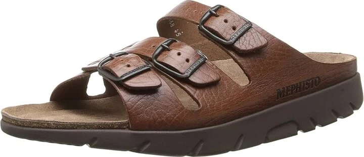Mephisto Zach Men's Sandals Tan Full Grain Leather : EU 46 (US Men's 12) D - Medium - Image 2