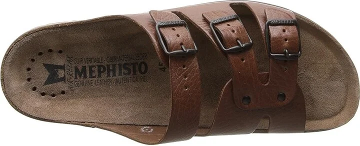 Mephisto Zach Men's Sandals Tan Full Grain Leather : EU 46 (US Men's 12) D - Medium - Image 3