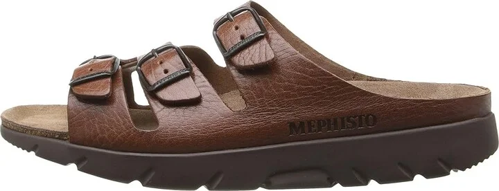Mephisto Zach Men's Sandals Tan Full Grain Leather : EU 46 (US Men's 12) D - Medium - Image 7