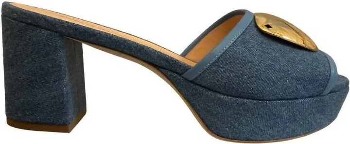 Merapi Denim Gold Chrome In Indigo Blue