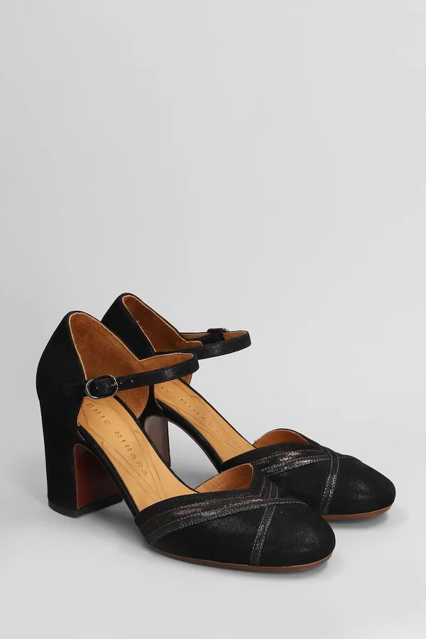 Merman Pumps In Black Leather - Image 2