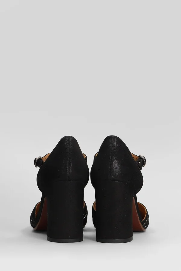 Merman Pumps In Black Leather - Image 4