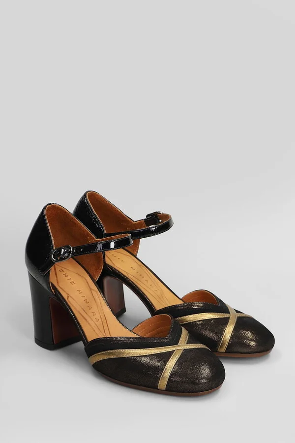 Merman Pumps In Bronze Leather - Image 2