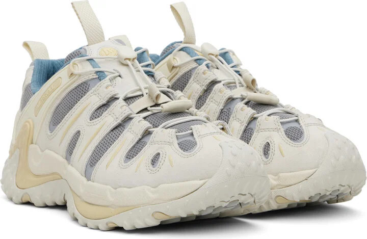 Merrell 1TRL Beige & Blue Cham Redux 1TRL Sneakers - Image 4
