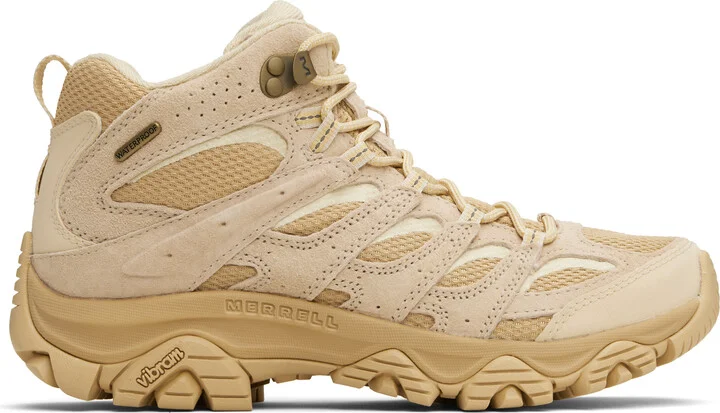 Merrell 1TRL Beige Moab 3 Mid Waterproof Boots