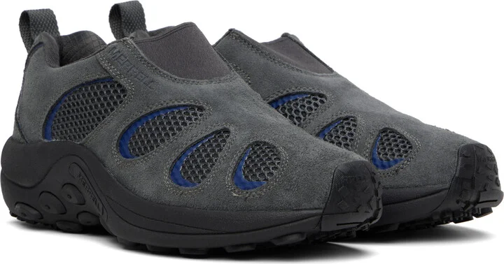 Merrell 1TRL Black & Gray Jungle Moc Evo Vent Sneakers - Image 4