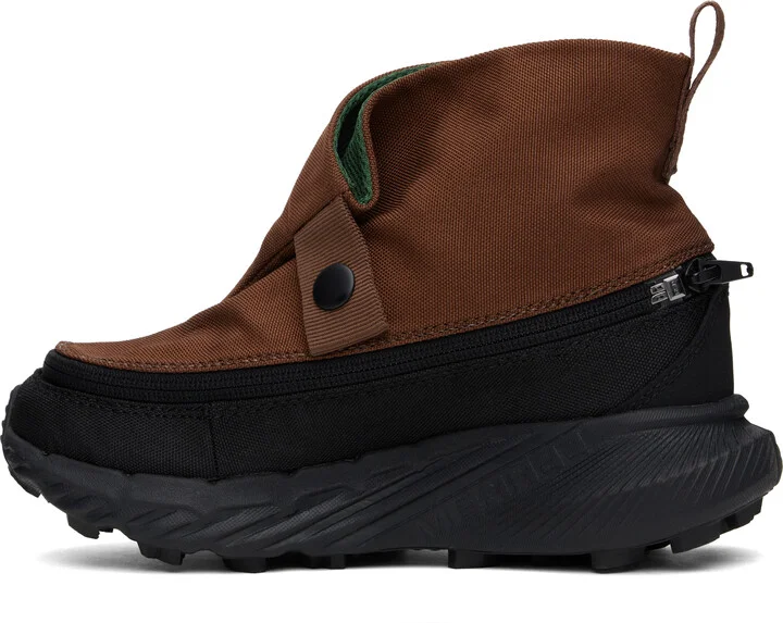 Merrell 1TRL Brown & Green Agility Peak 5 GTX Zip Sneakers - Image 3