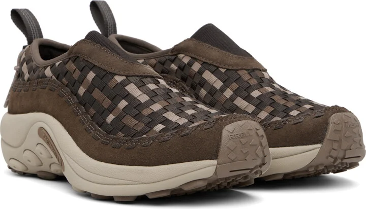 Merrell 1TRL Brown Jungle Moc EVO Woven SE Sneakers - Image 4