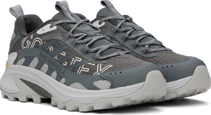 Merrell 1TRL Gray Moab Speed 2 GORE-TEX BL Sneakers - Image 4