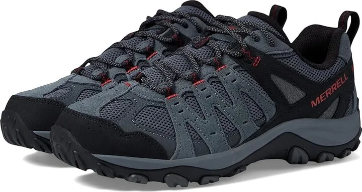 Merrell Accentor 3 Men's Shoes Rock : 8 W, Leather/Synthetic/Textile