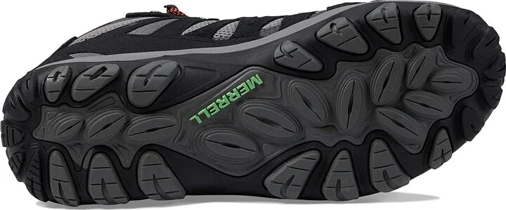 Merrell Accentor 3 Mid Men's Shoes Black/Charcoal : 11 M, Textile/Leather - Image 3