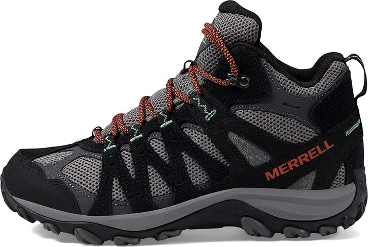 Merrell Accentor 3 Mid Men's Shoes Black/Charcoal : 11 M, Textile/Leather - Image 5