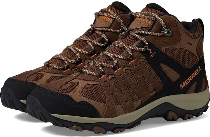 Merrell Accentor 3 Mid Men's Shoes Earth : 10 M, Textile/Leather