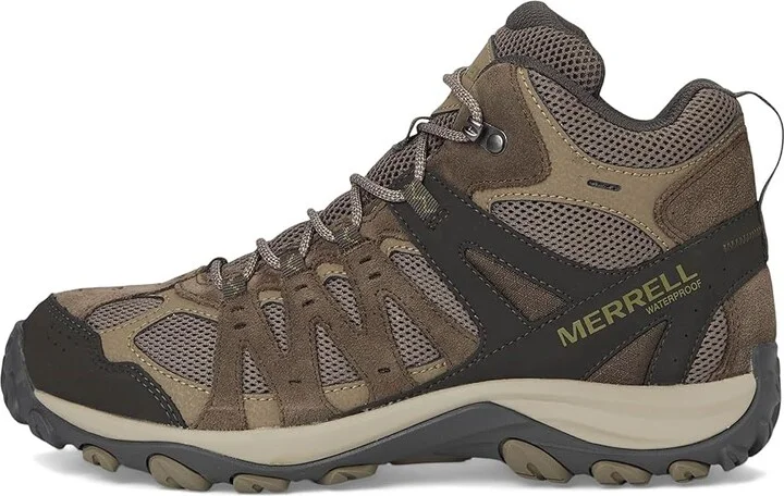 Merrell Accentor 3 Mid Wp Men's Shoes Boulder 1 : 12 M, Leather/Textile - Image 6