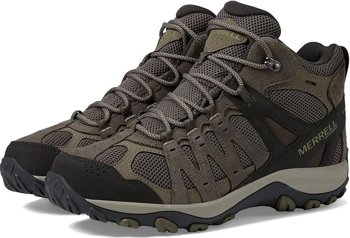 Merrell Accentor 3 Mid Wp Men's Shoes Boulder : 10.5 W, Leather/Textile