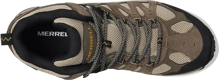 Merrell Accentor 3 Mid Wp Men's Shoes Boulder/Old Gold : 7.5 M, Leather/Textile - Image 2